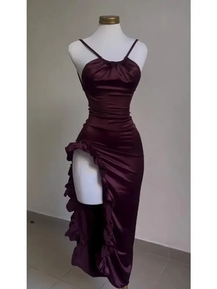 Europe and The United States Explosive New Cross-border Dress Summer Senior Sense Y2K Sexy Halter Spice Women Dress
