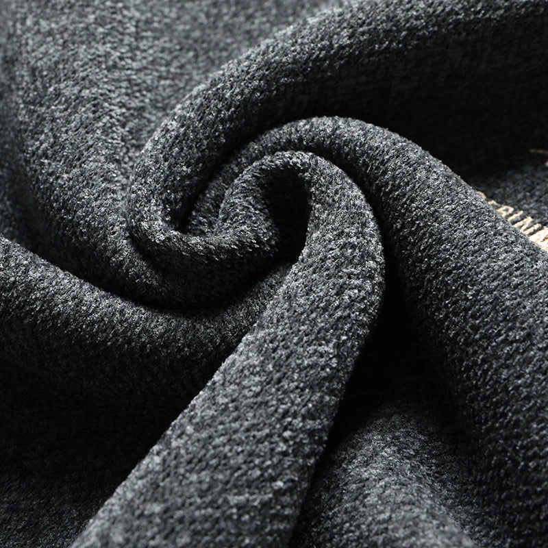 Autumn Winter Fashion Sweater Men's Round Neck Pullovers Fleece Thick Warm Jumpers Pattern Patchworked Men's Clothes