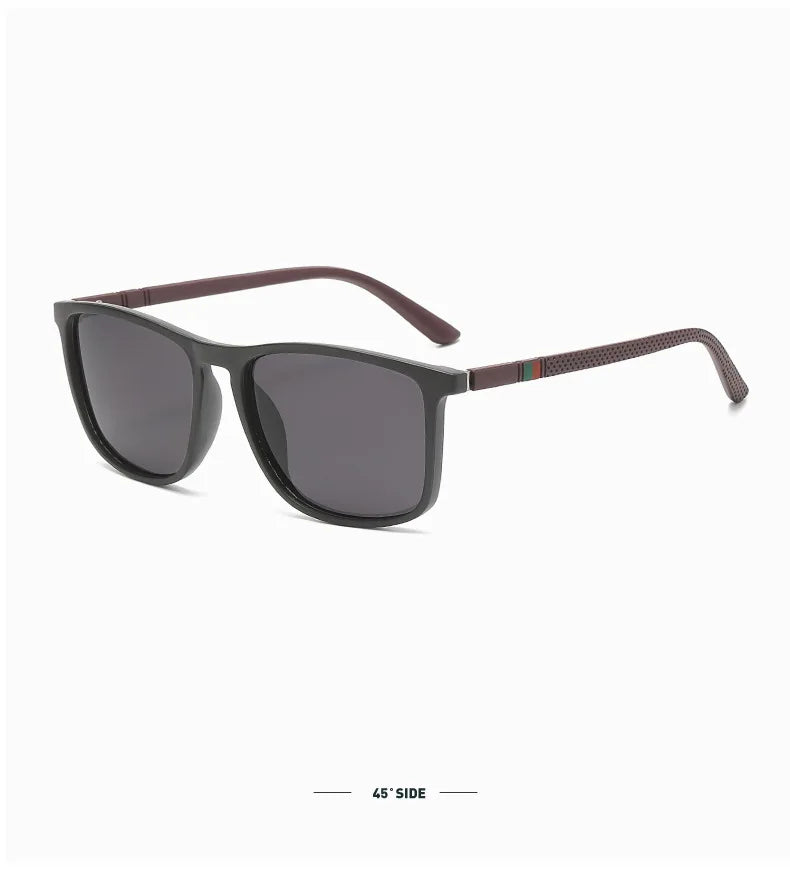 Outdoor Driving Sunglasses Popular Square Large Frame Sun Glasses Classic Polarized Glasses Men Women Fishing Glasses