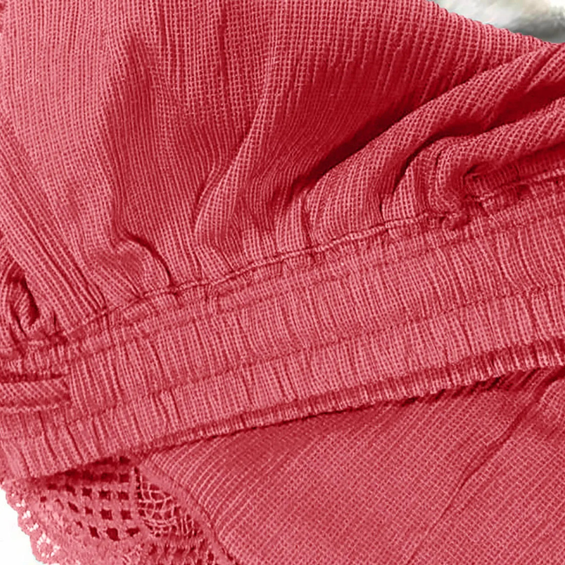 Ladies’ Casual And Versatile Solid Color Patchwork Lace Drawstring Shorts Basics Comfortable High Quality Plus Size Summer Pants