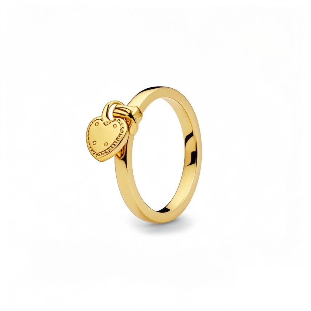 New 925 Silver Rings 18K Gold Plated Water Drop Shaped Square Heart Zircon Ring For Women Original Silver 925 Ring Jewelry Gift