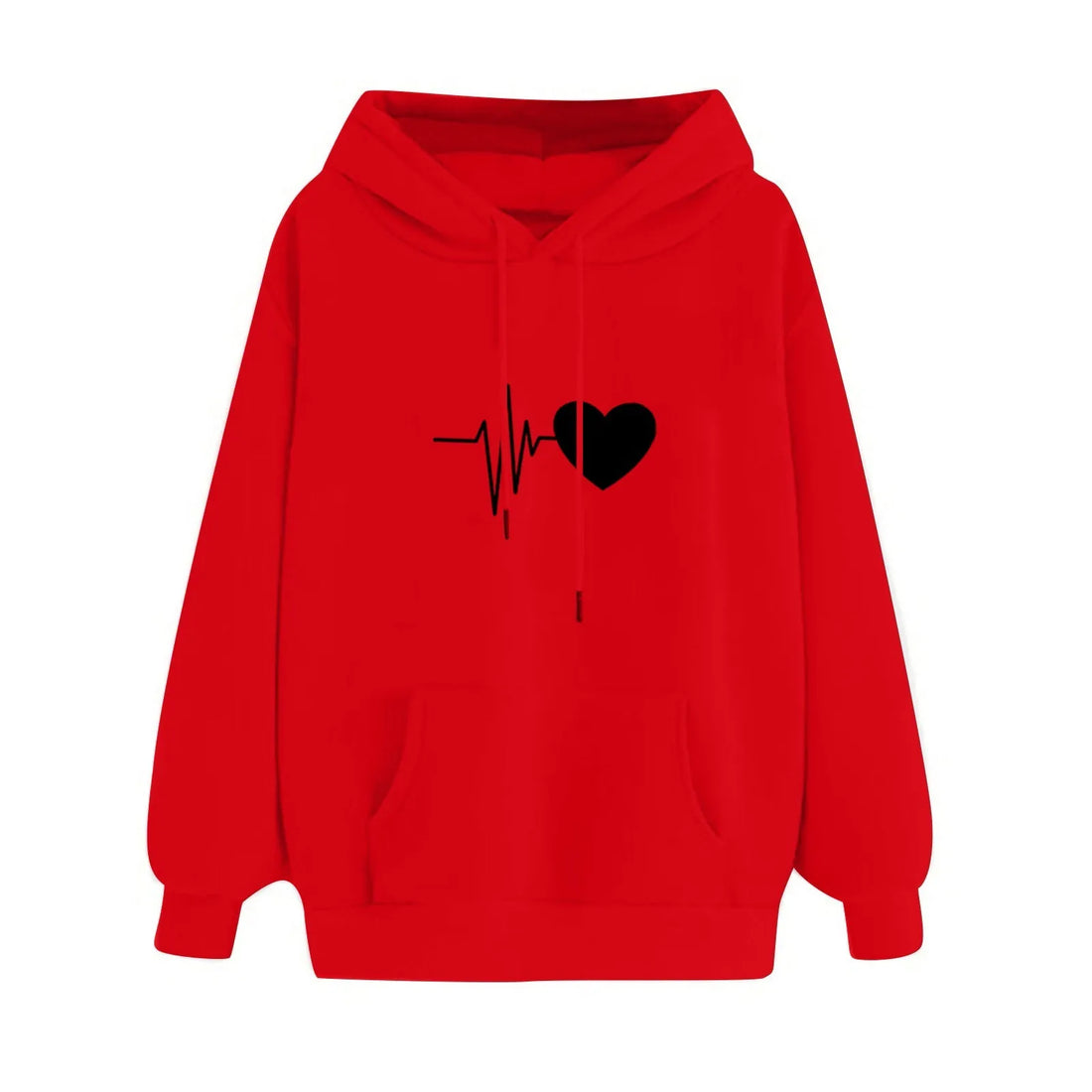 Women's Hoodies Tops Long Sleeve Sports blouse Spring Fashion fun Print Sweatshirts Solid Casual Loose Hooded Sweatshirt