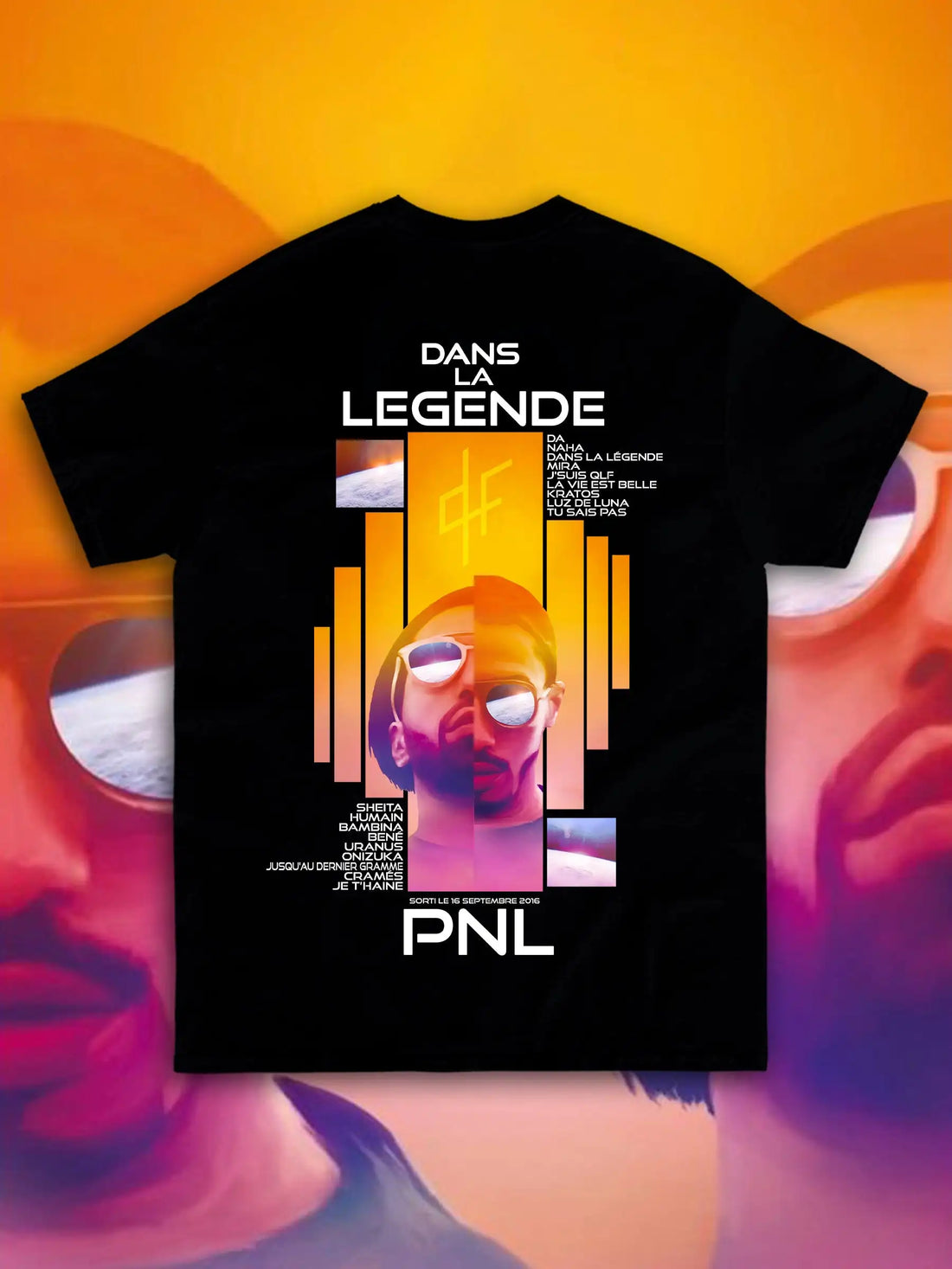 Le Monde Chico T Shirt PNL Album French Rapper Graphic Print T-shirt Men Women Hip Hop Fashion Short Sleeve Tee Shirt Streetwear