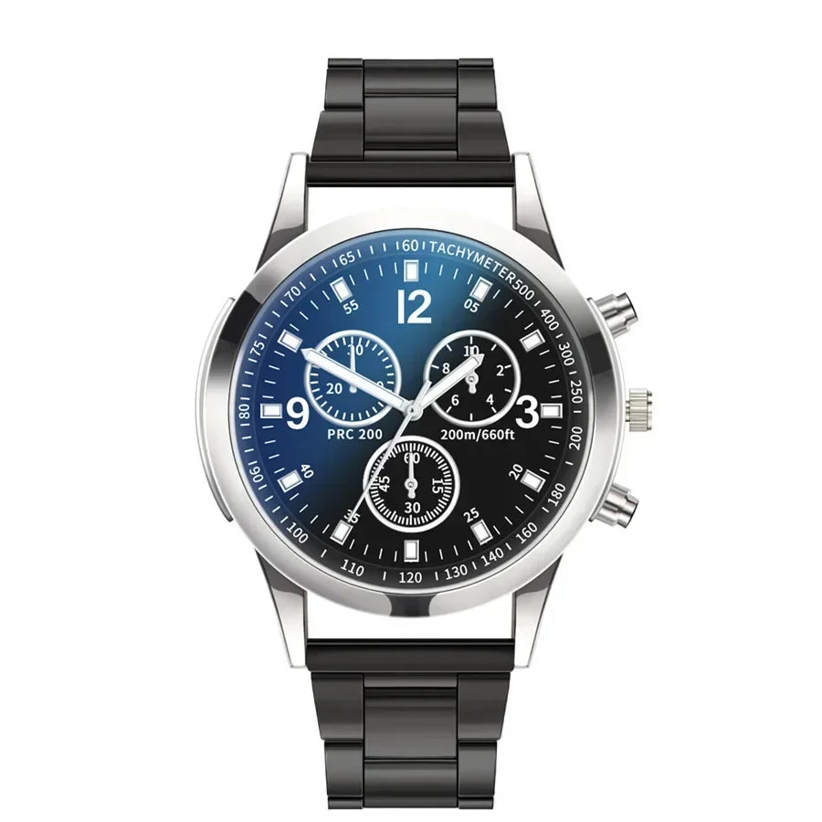 2025 Luxury QuartzWatch for Men Stainless Steel Dial Casual Quartz Wristwatches Men Bracele Watch Relogio Masculino Часы Мужские