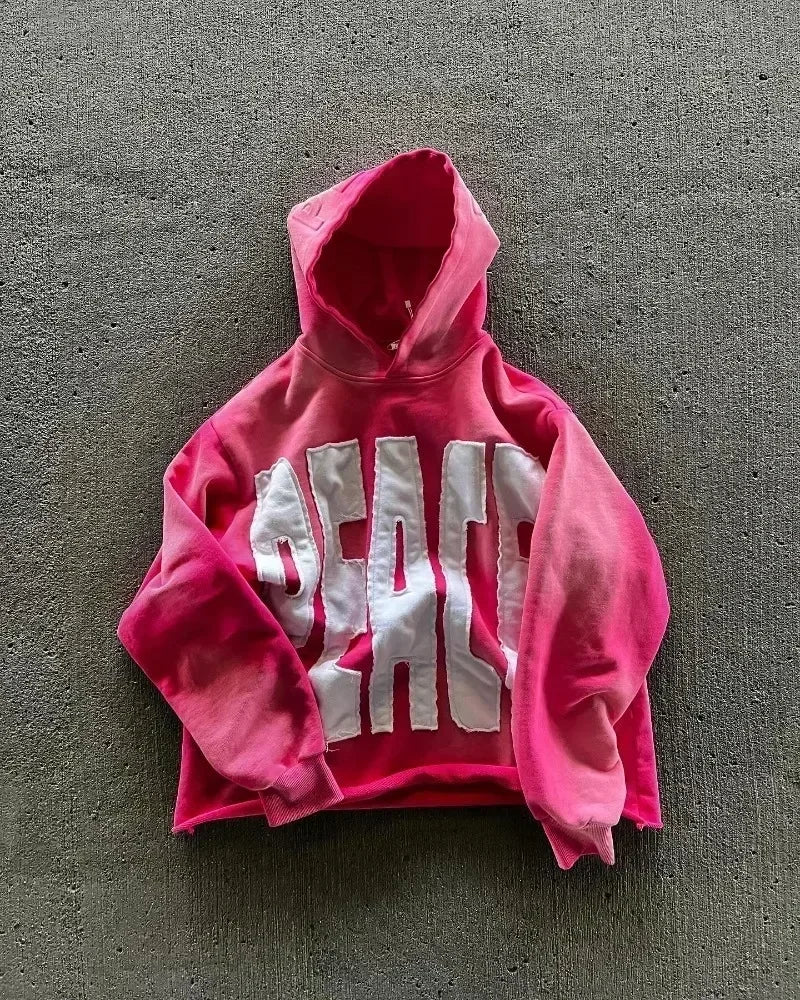 Y2K Zip Up Hoodie Harajuku Hip Hop New Fashion Patch Embroidery Oversized Hoodie Men Women Loose Casual Hoodie Jacket Streetwear