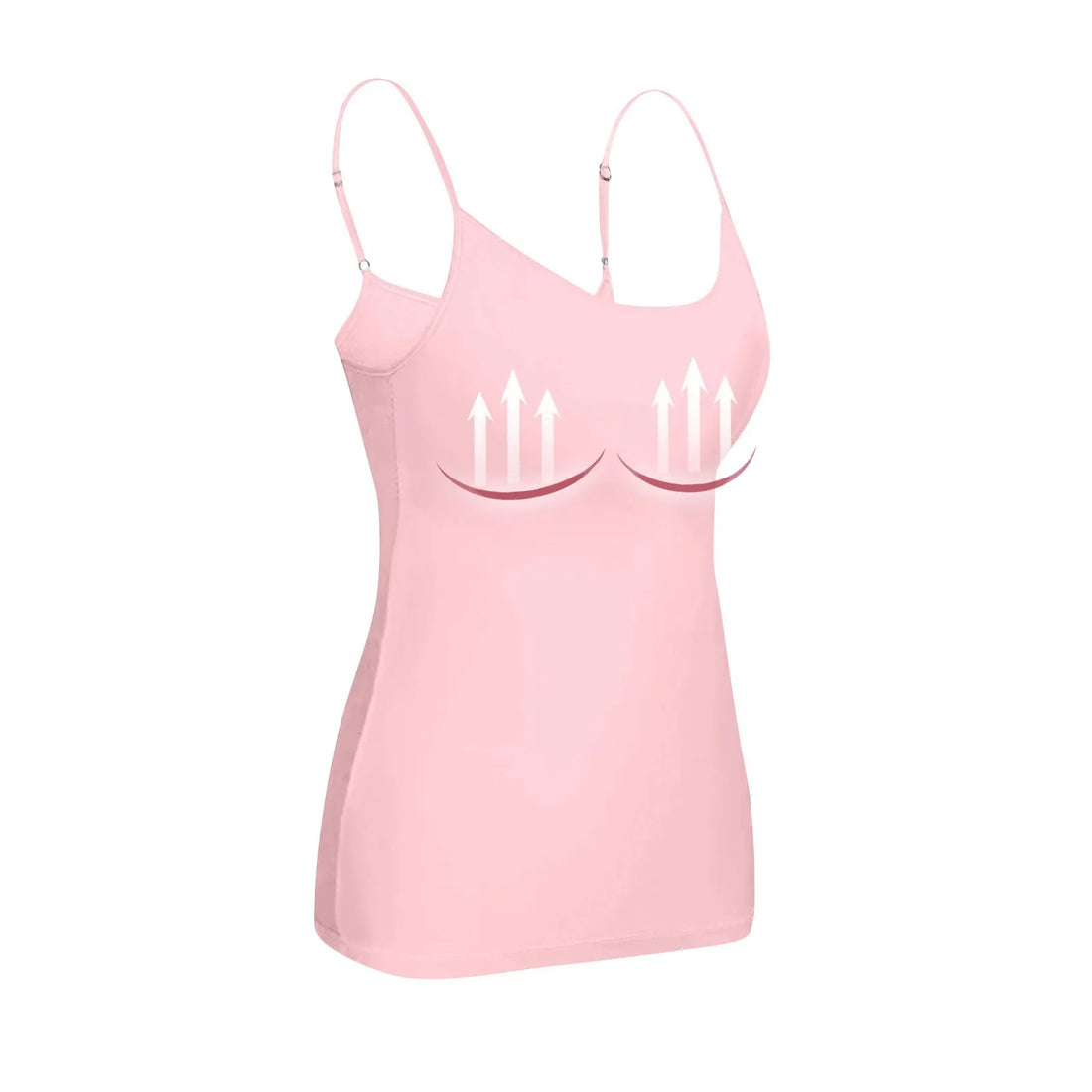 New Padded Bra Tank Top Women Modal Spaghetti Solid Cami Top Vest Female Adjustable Camisole With Built In Bra Fitness Clothing