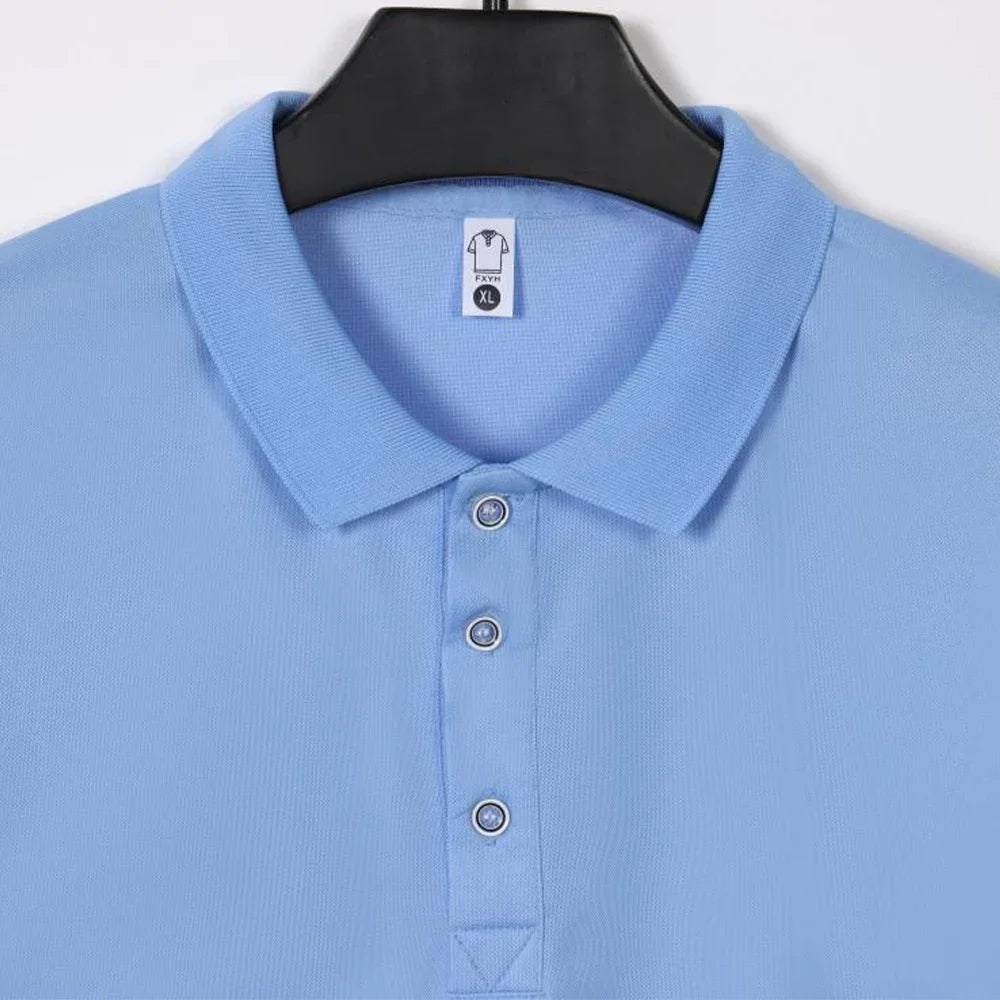 Blank Black Classic Uniform Polo T Shirt Men Wholesale Bulk Summer Formal Collar T-shirt For Men Casual Camiseta Polos De Hombre
