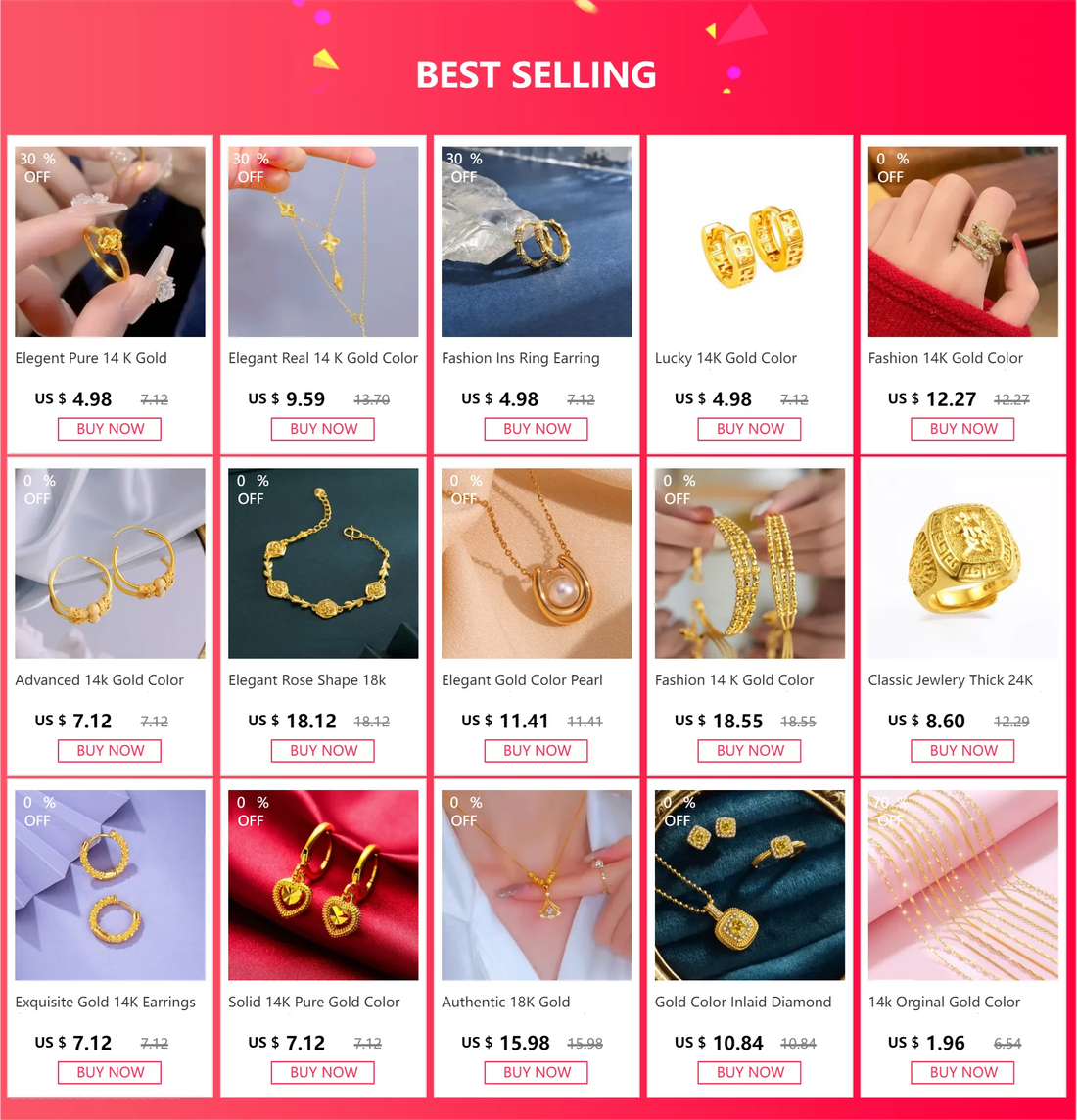 Fashion 18 K Gold Color Heartlove Shape Pendant Necklace for Women Bride Clavicle Chain Birthday Wedding Jewelry Gifts Not Fade