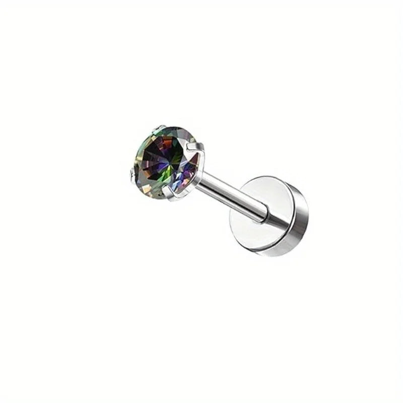 Drperfect Stainless Steel Cartilage Stud Earrings for Women Opal Star Pearl  Earring Studs Flower Studs Ear Piercing Jewelry