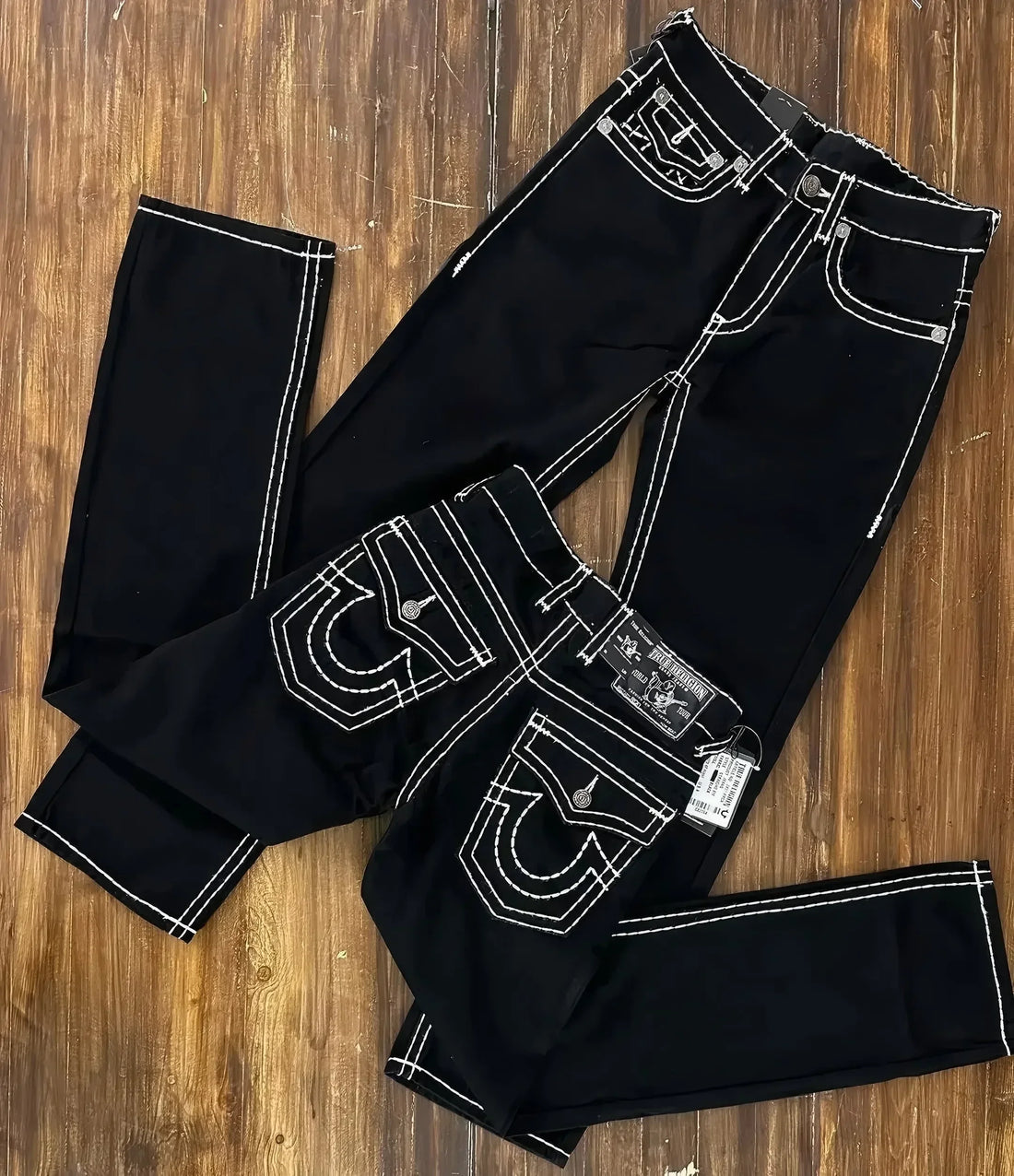 Y2k Denim Pants Harajuku High Waist Straight Wide Leg Jeans Vintage Buddha Embroidered Jeans Casual High Street Women Clothing
