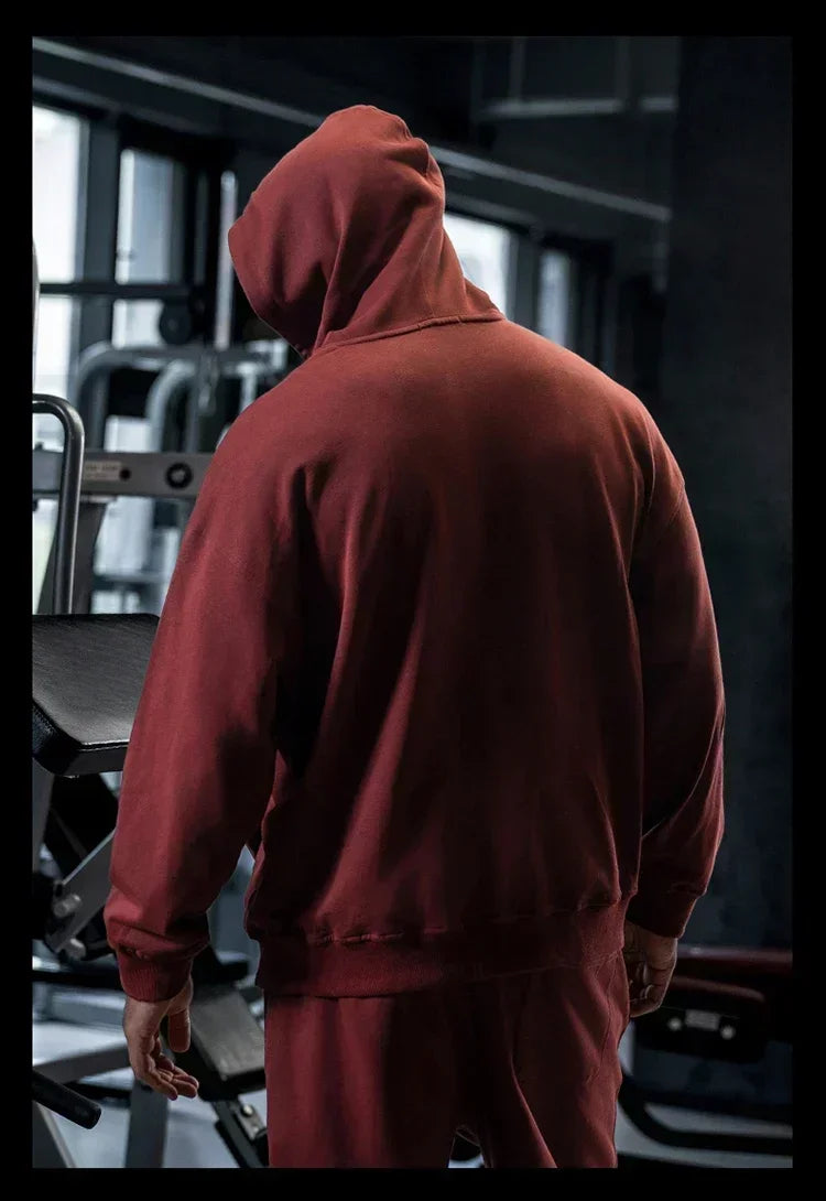 Paul Smith Autumn and Winter European and American Hooded Sweater Pure Cotton Oversized Hip-hop Street Sportswear