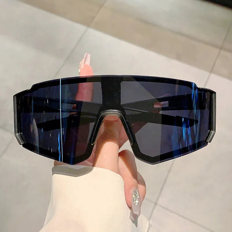 Oversized Outdoor Sport Goggle Women For Men Luxury Brand Designer Sun Glasses Vintage Punk Ski Cycling Windproof Sunglasses
