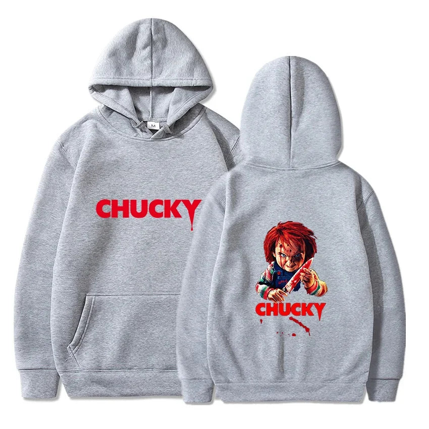 Horror Movie  Play Chucky Hoodies Harajuku Hip Hop Streetwear Men Women Autumn Winter Hooded Sweatshirt Pullover Tops