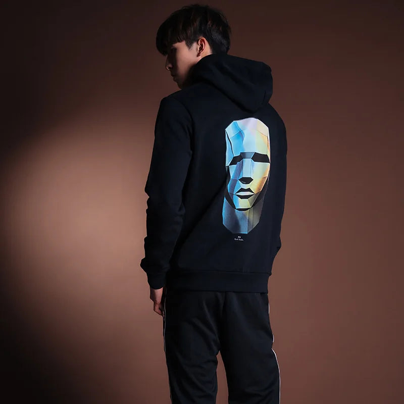 Paul Smith Autumn and Winter European and American Hooded Sweater Pure Cotton Oversized Hip-hop Street Sportswear