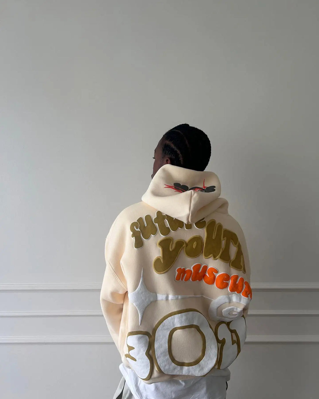 American letter puff print Hoodies Women Couples Y2k Tops Sweatshirt Women Goth Streetwear Grunge Clothing Oversized Hoodie