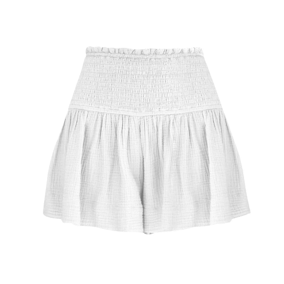 Women Shorts Ladies Casual Solid Color Breathable Fashion Wide Leg Shorts For Women Summer Female Pleated Shorts
