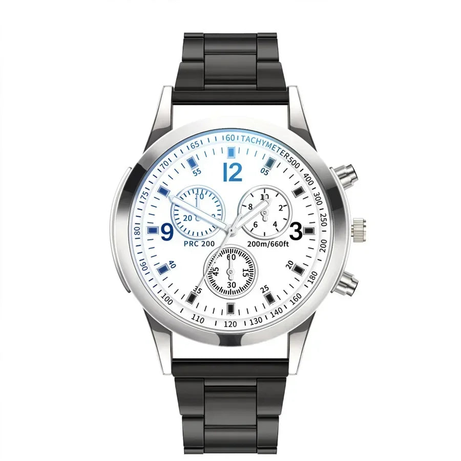 2025 Luxury QuartzWatch for Men Stainless Steel Dial Casual Quartz Wristwatches Men Bracele Watch Relogio Masculino Часы Мужские