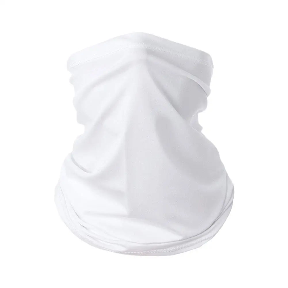 Summer Breathable Cool Mesh Bandana Hiking Hunting Cycling Running Tube Scarf Ski Sports Neck Warmer Half Face Mask Men Women