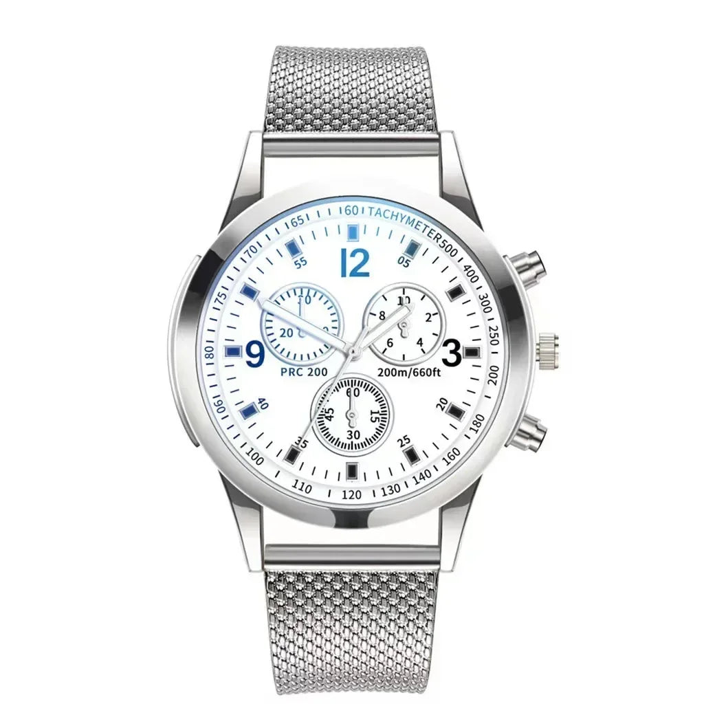 2025 Luxury QuartzWatch for Men Stainless Steel Dial Casual Quartz Wristwatches Men Bracele Watch Relogio Masculino Часы Мужские