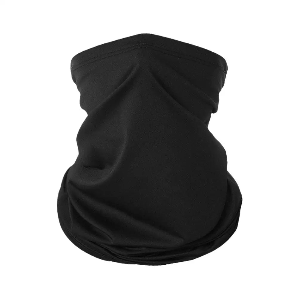 Summer Breathable Cool Mesh Bandana Hiking Hunting Cycling Running Tube Scarf Ski Sports Neck Warmer Half Face Mask Men Women