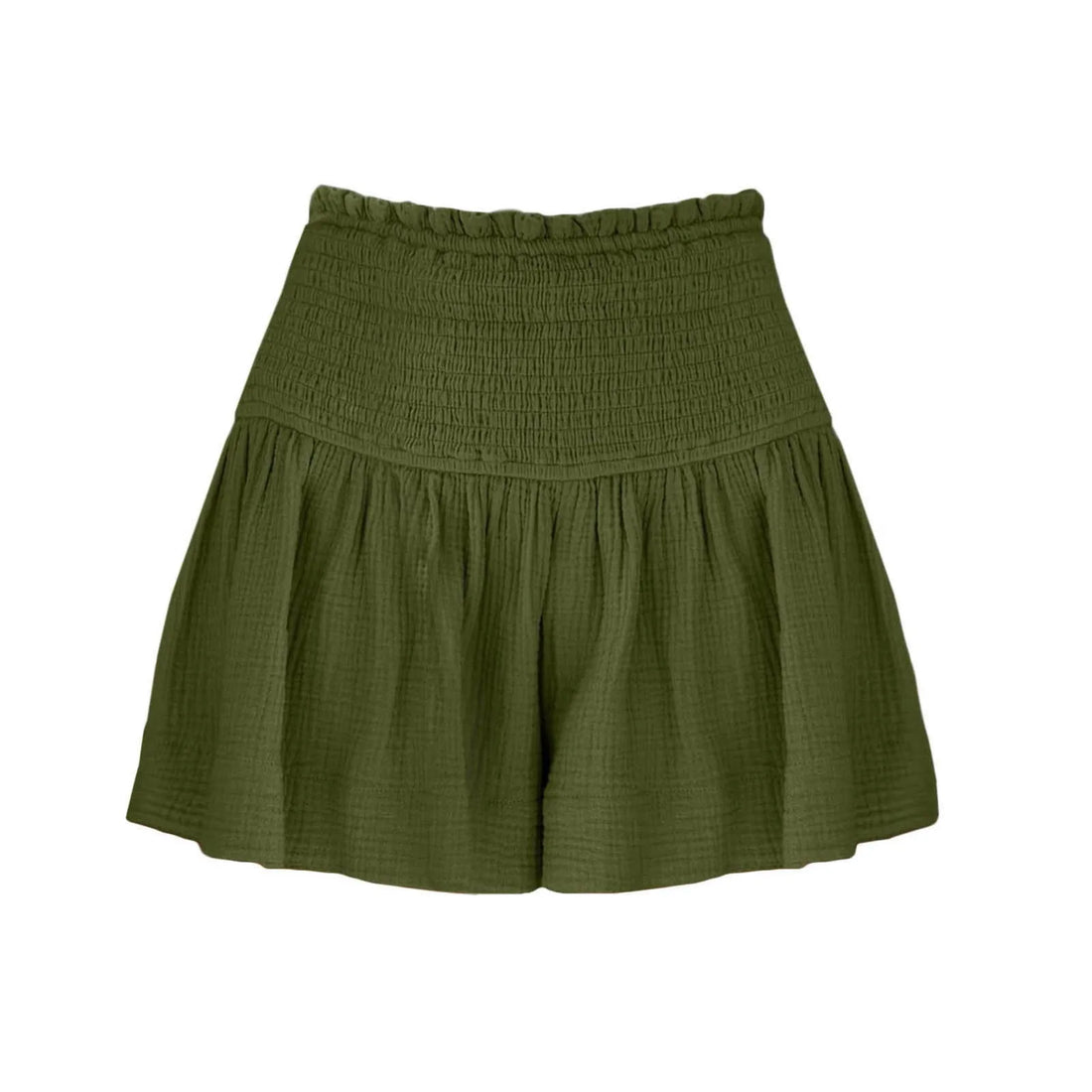 Women Shorts Ladies Casual Solid Color Breathable Fashion Wide Leg Shorts For Women Summer Female Pleated Shorts