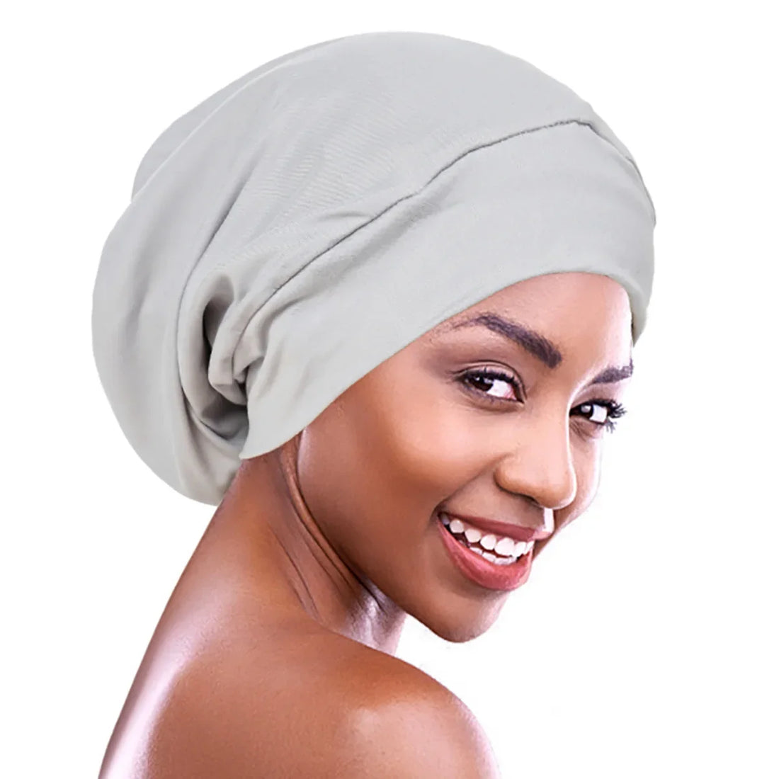 Indian Women Turban Satin Sleeping Cap Inner Hijab Hat Beanie Bonnet Muslim Bandana Hair Loss Headscarf Head Wrap Turbante Mujer