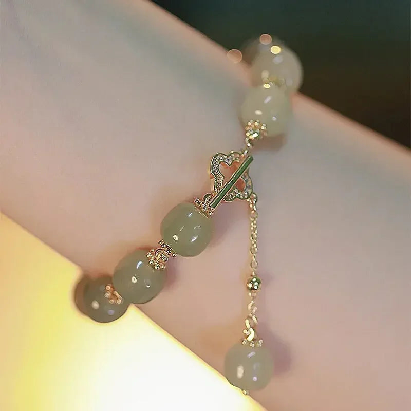 Delicate Shiny Zircon Star Bracelet for Women Simple Gothic Dark Angel Wings Trend Jewelry Girls Gift