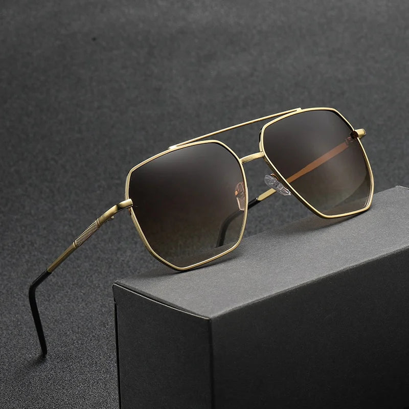 Outdoor Driving Sunglasses Popular Square Large Frame Sun Glasses Classic Polarized Glasses Men Women Fishing Glasses