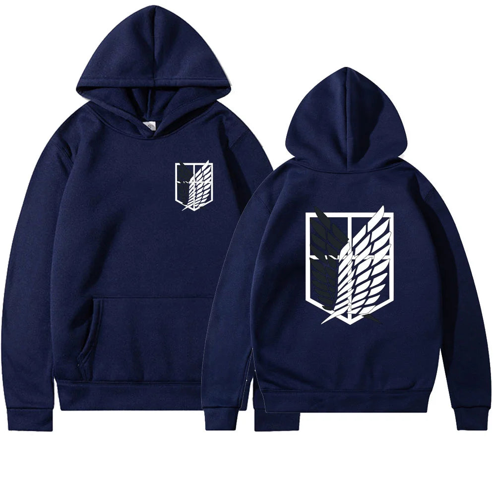 Anime Attack on Titan Womens Hoodie Hoodies Women Streetwear Pullover Harajuku Shingeki no Kyojin Hoody Sweatshirt Clothes