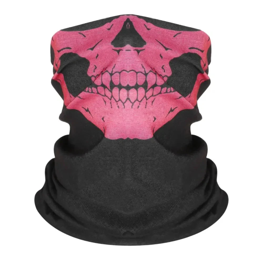 Bicycle Helmet Hood Bandana Breathable Windproof Skull Men Balaclava Ski Mask Cycling Caps Snowboard Face Cover Camping Scarf