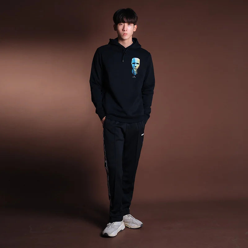 Paul Smith Autumn and Winter European and American Hooded Sweater Pure Cotton Oversized Hip-hop Street Sportswear