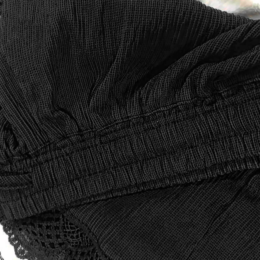 Ladies’ Casual And Versatile Solid Color Patchwork Lace Drawstring Shorts Basics Comfortable High Quality Plus Size Summer Pants