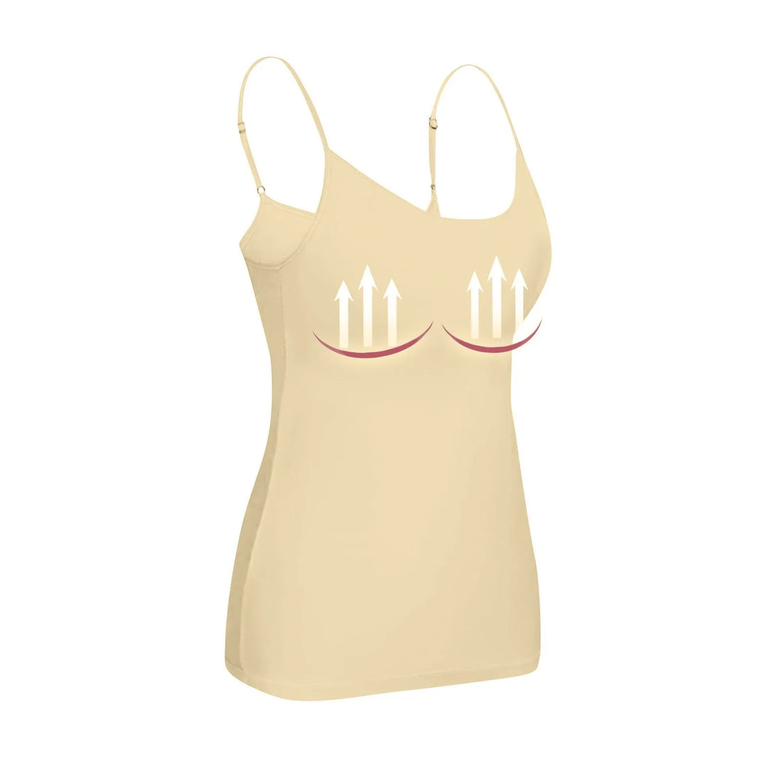 New Padded Bra Tank Top Women Modal Spaghetti Solid Cami Top Vest Female Adjustable Camisole With Built In Bra Fitness Clothing