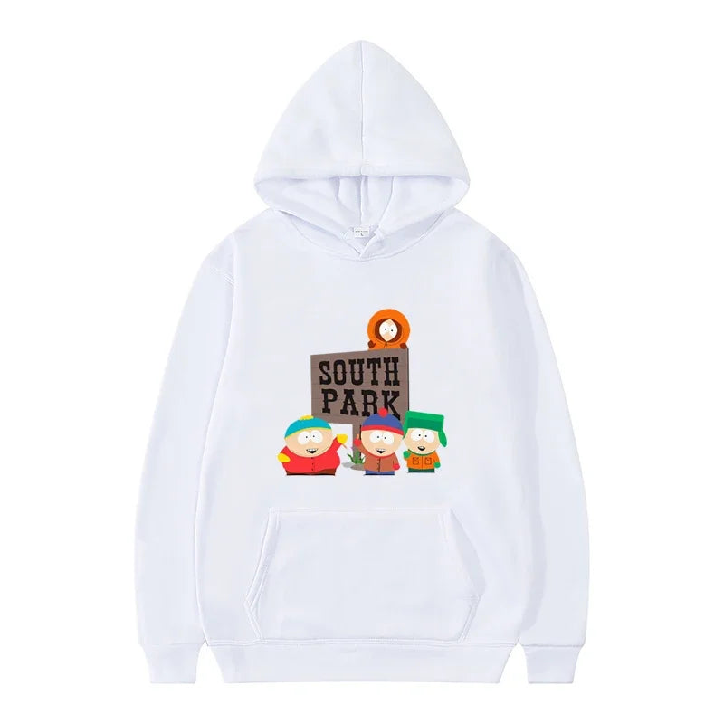 Anime Southes Park Print Women Hoodie 20 Autumn and Winter Unisex Hooded Sweatshirt Fashion Casual Warm Pullover