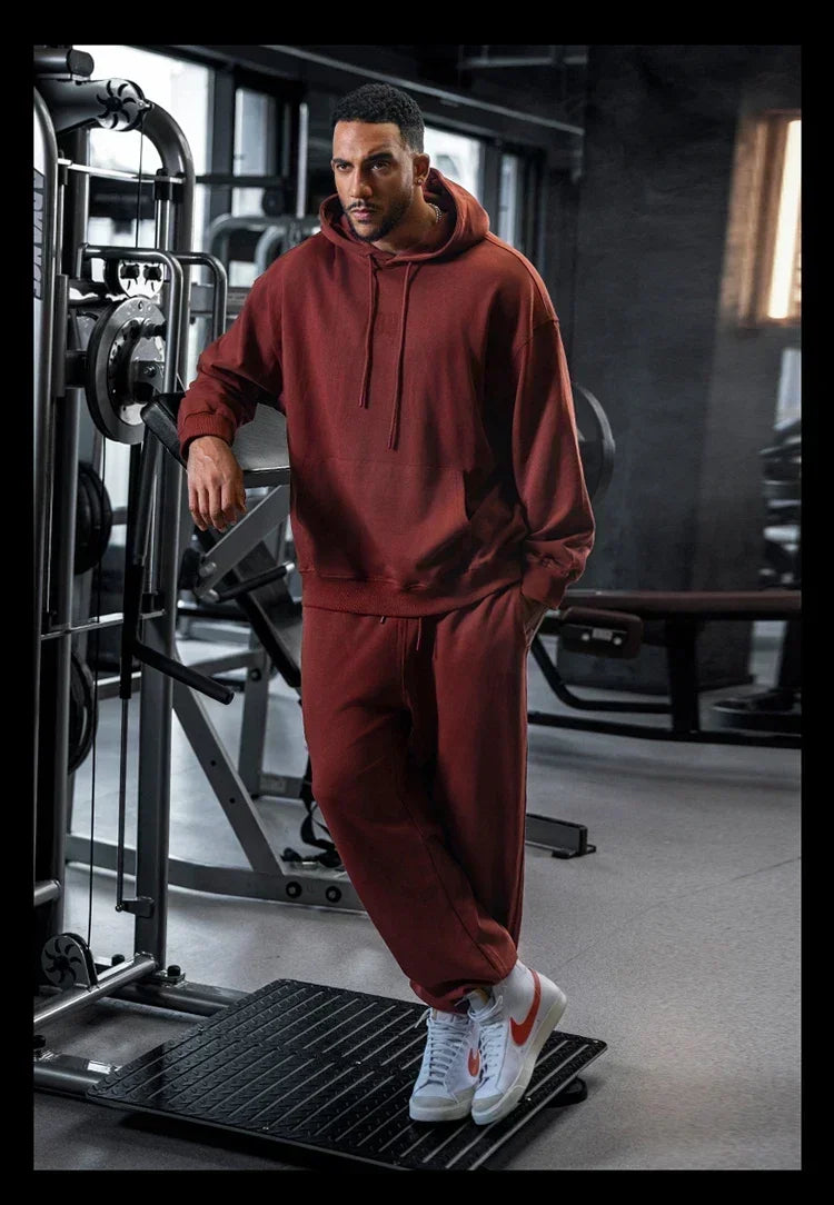 Paul Smith Autumn and Winter European and American Hooded Sweater Pure Cotton Oversized Hip-hop Street Sportswear
