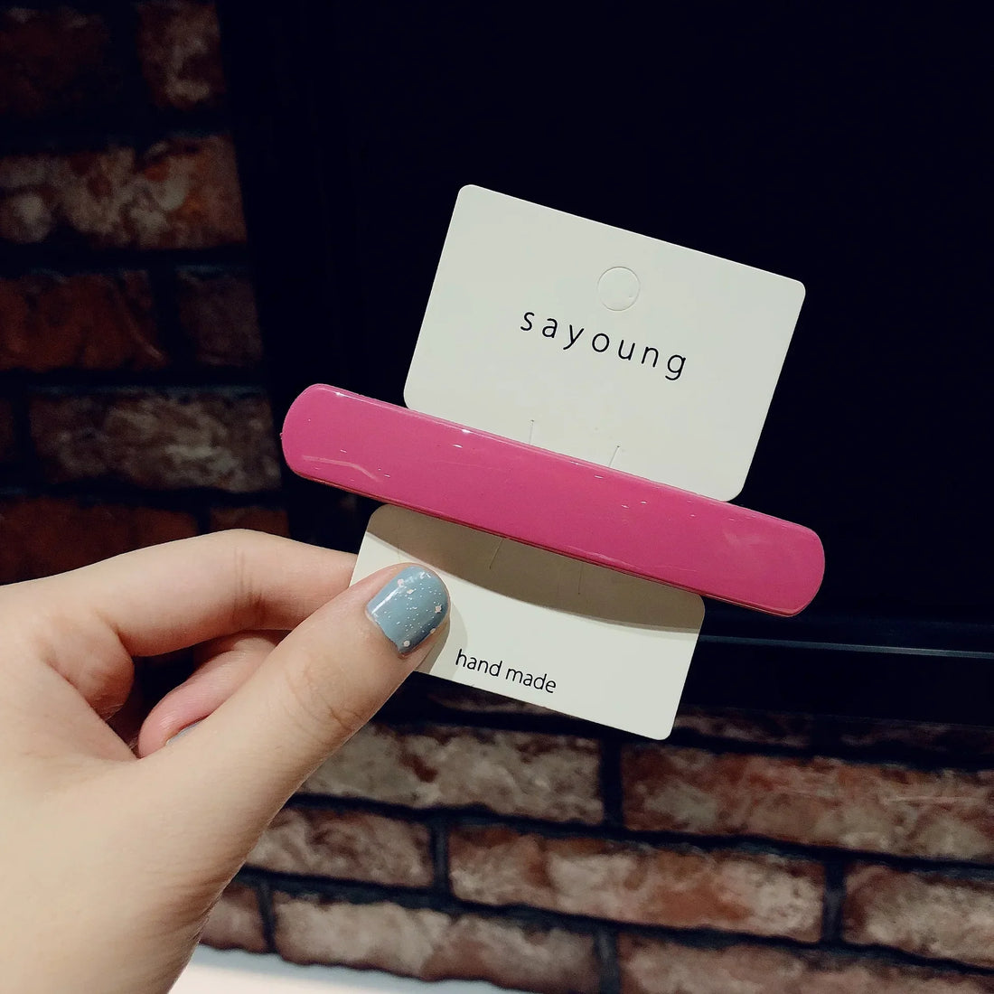 Korean  Morandi Color Spring Hair Clip Women Girls Simple Hairpin Fashion Colorful Matte Barrette Hair Styling Accessories