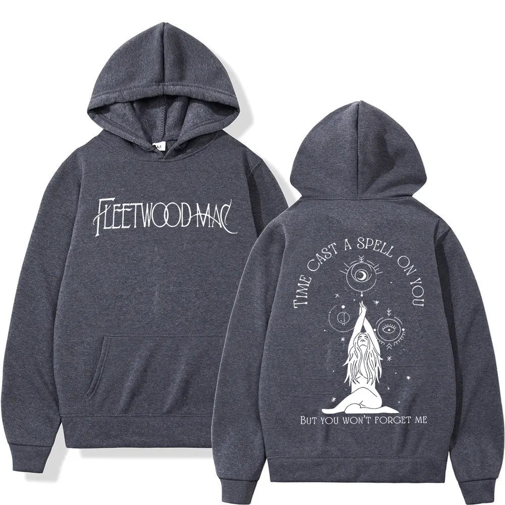 2025 Rock Band Fleetwood Mac Tour Print Hoodie Men Women Harajuku Vintage Hooded Sweatshirts Fashion Casual Oversized Pullovers