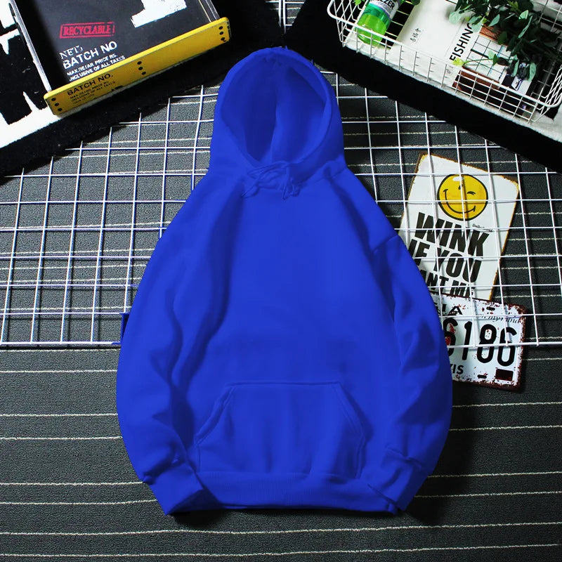 Sports Hoodie 2023 Spring and Autumn Men's and Women's Casual Hooded Pullover Sweatshirt Pure Color Sports Hoodie Sweatshirt Top