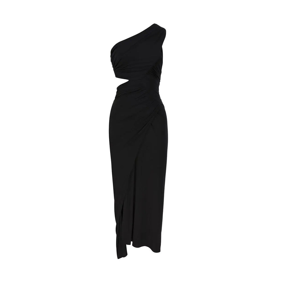 Summer New Oblique Shoulder High Waist Split Sexy Bodycon Dress Korean Elegant Women's Party Dress for Special Occasions
