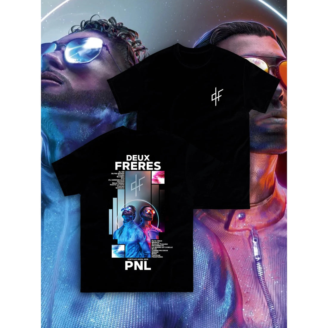 Le Monde Chico T Shirt PNL Album French Rapper Graphic Print T-shirt Men Women Hip Hop Fashion Short Sleeve Tee Shirt Streetwear
