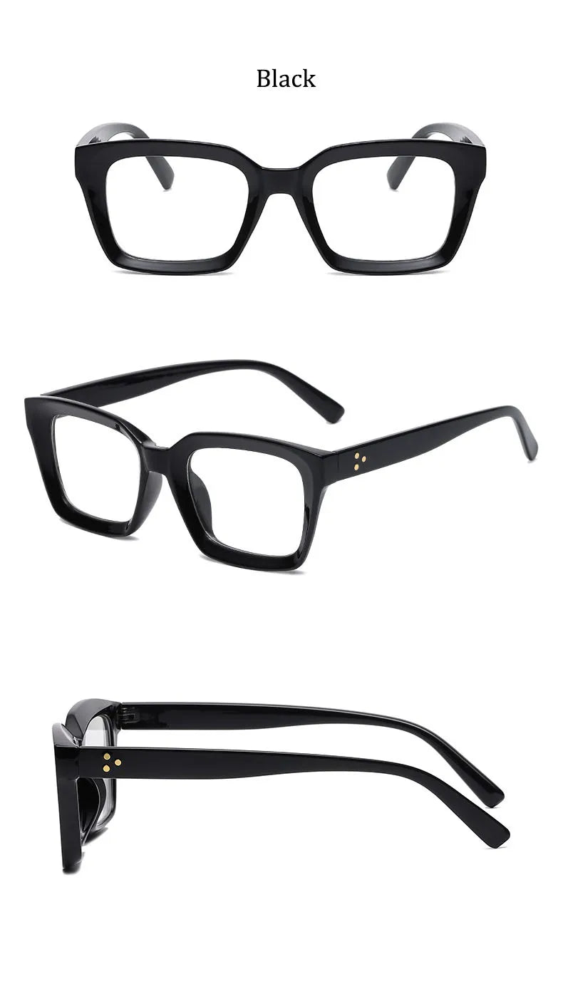 Fashion Reading Glasses Women 2023 New Square Anti Blue Light Presbyopia Eyegalsses Vintage Computer Optical Eyewear +1 .0~ +3.5