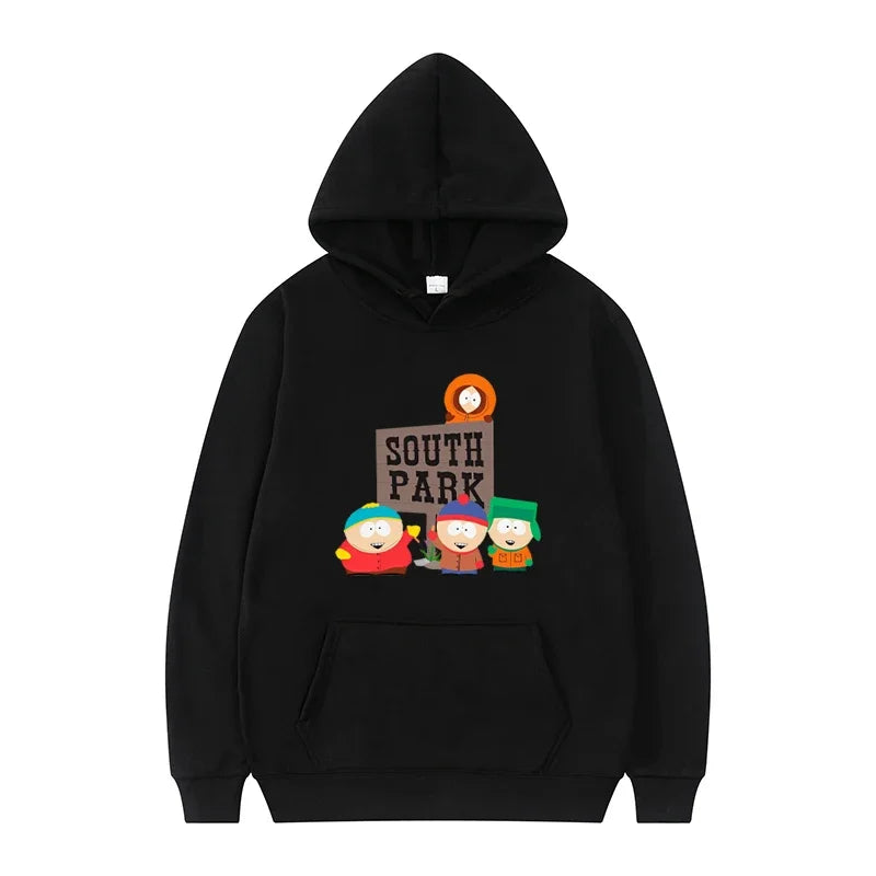 Anime Southes Park Print Women Hoodie 20 Autumn and Winter Unisex Hooded Sweatshirt Fashion Casual Warm Pullover