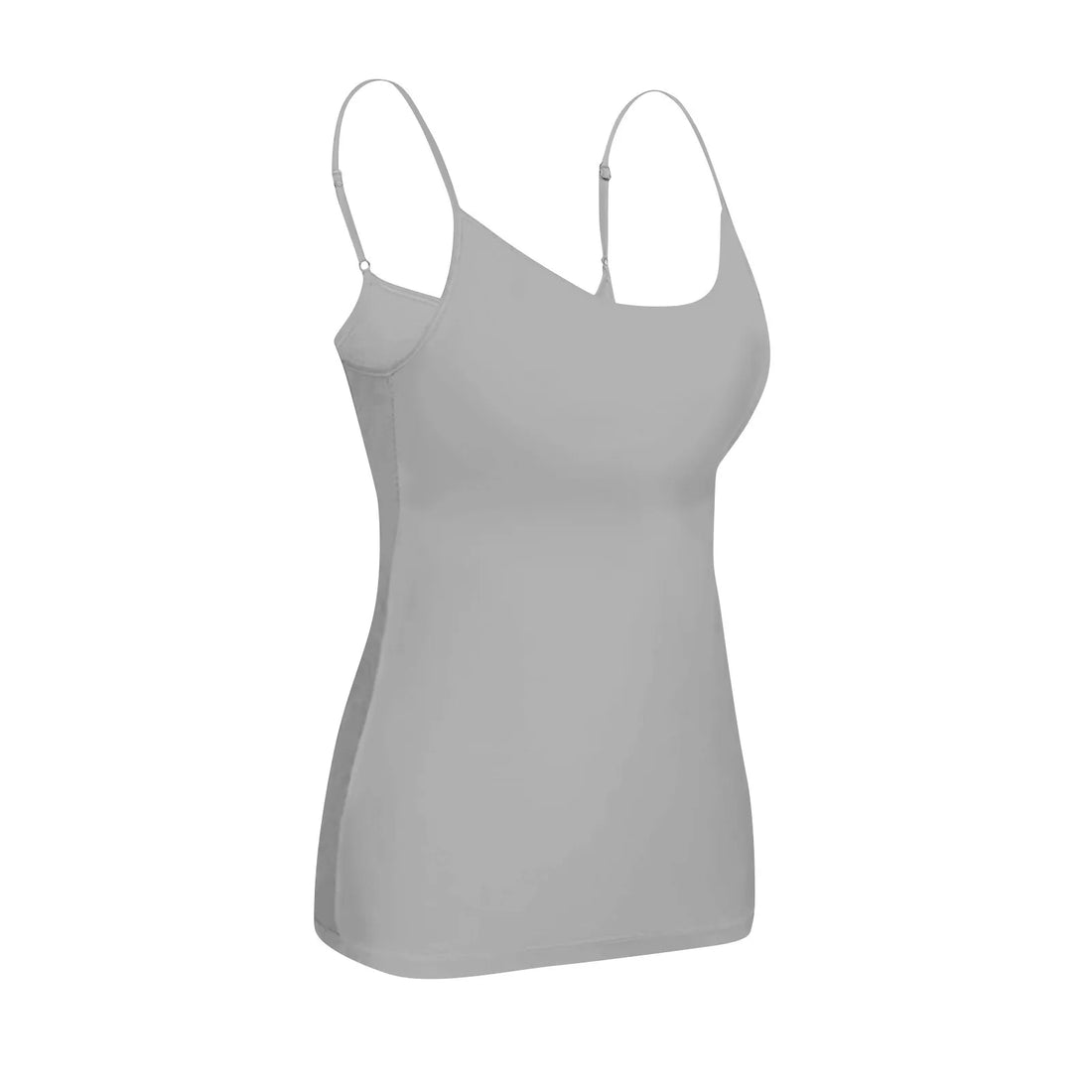 New Padded Bra Tank Top Women Modal Spaghetti Solid Cami Top Vest Female Adjustable Camisole With Built In Bra Fitness Clothing