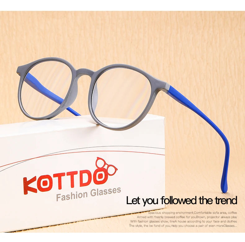 Colorful Round Women Reading Glasses Computer Anti Blue Light Men Presbyopia Hyperopia Clear Lens Reading Eyeglasses Eyewear