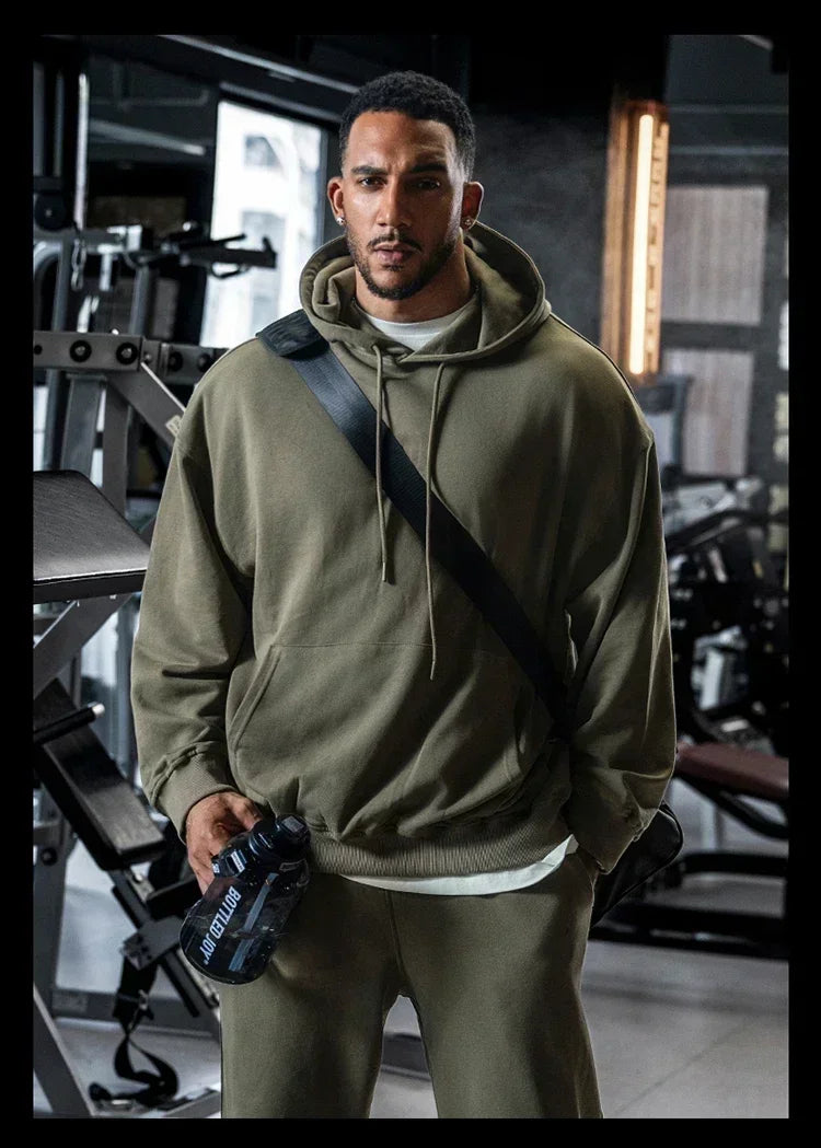 Paul Smith Autumn and Winter European and American Hooded Sweater Pure Cotton Oversized Hip-hop Street Sportswear