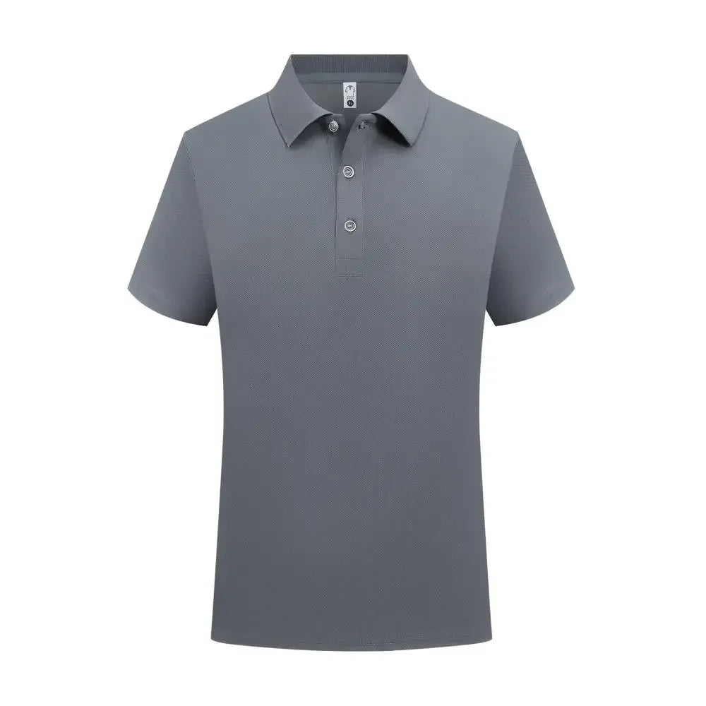 Blank Black Classic Uniform Polo T Shirt Men Wholesale Bulk Summer Formal Collar T-shirt For Men Casual Camiseta Polos De Hombre