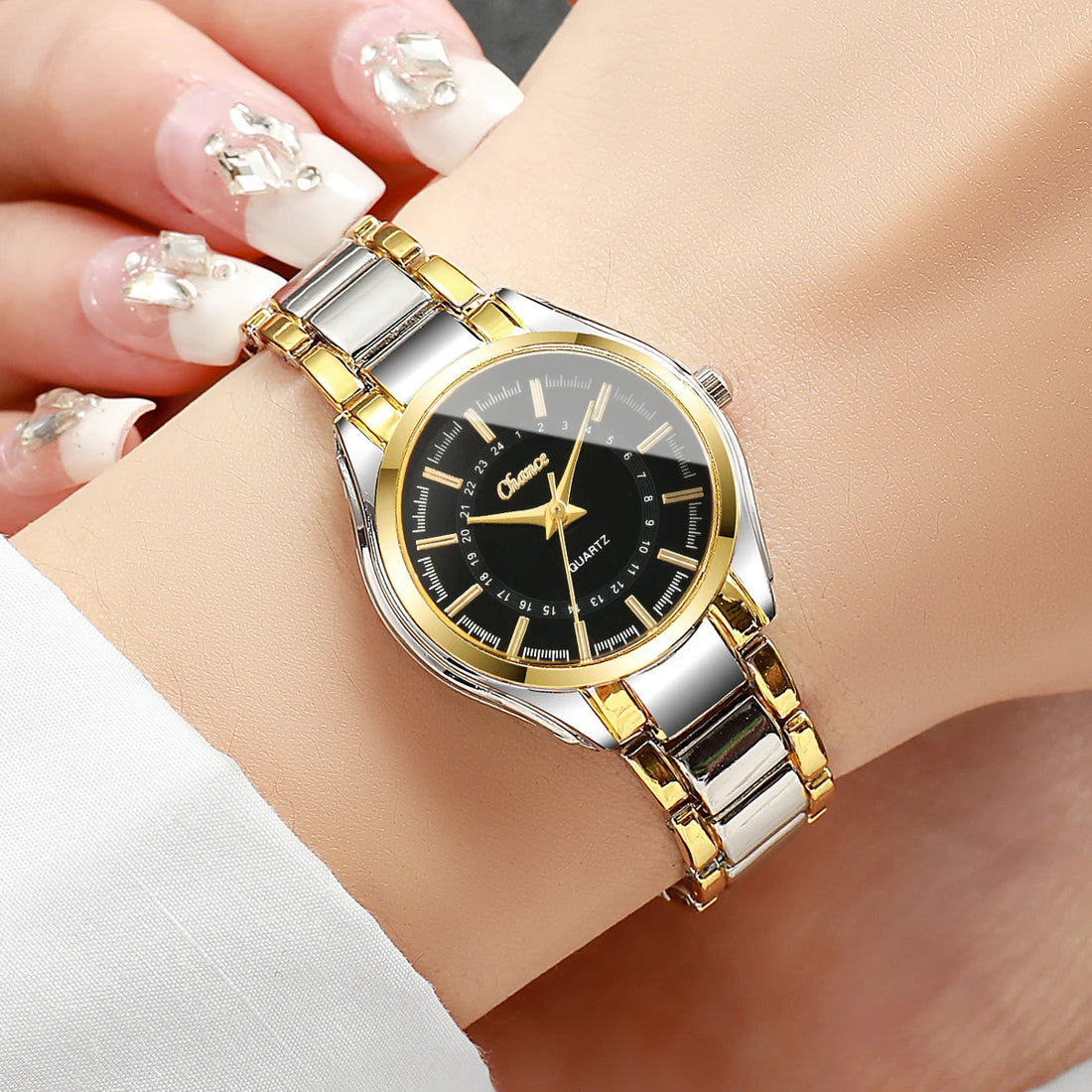 Fashion Women Watches Luxury Quartz Wristwatches for Women Clock Gift Reloj Mujer Girls Clock Gift（Without Box）
