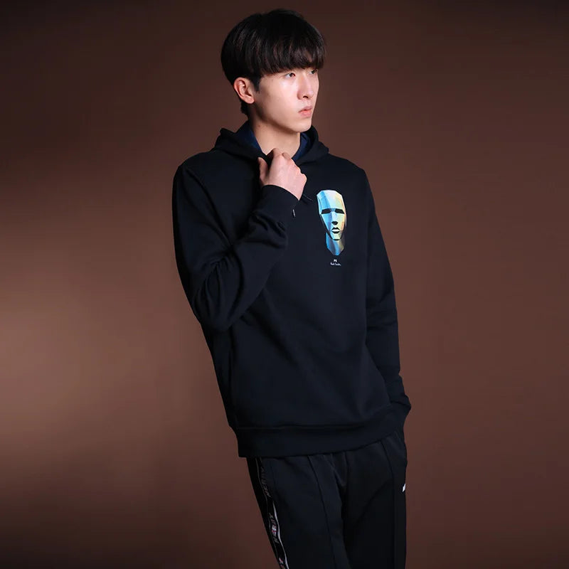 Paul Smith Autumn and Winter European and American Hooded Sweater Pure Cotton Oversized Hip-hop Street Sportswear
