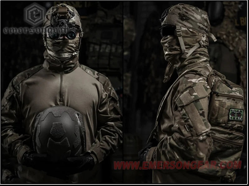 Emerson Adjustable Tactical Camouflage Night Cap EmersonGear Crye Precision MC US Style Airsoft Hunting Headwear Hat