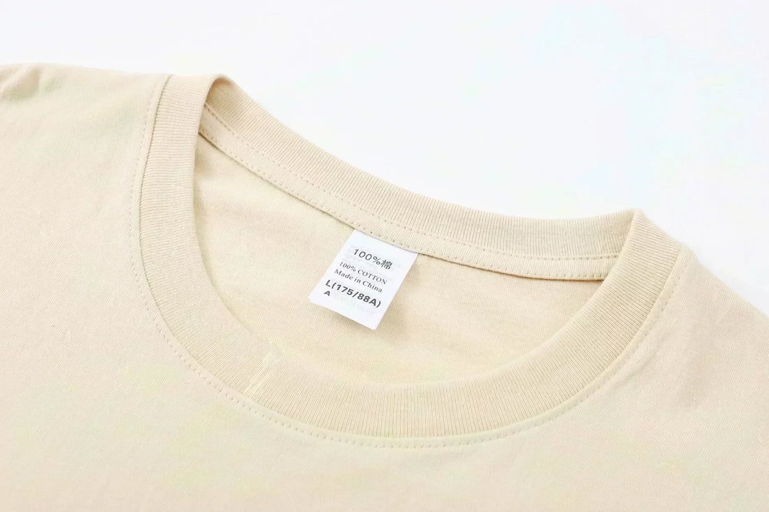 New Eye-catching Pure Cotton Short-sleeved T-shirt High-quality New Summer Fashionable and Versatile for Both Men and Women Top